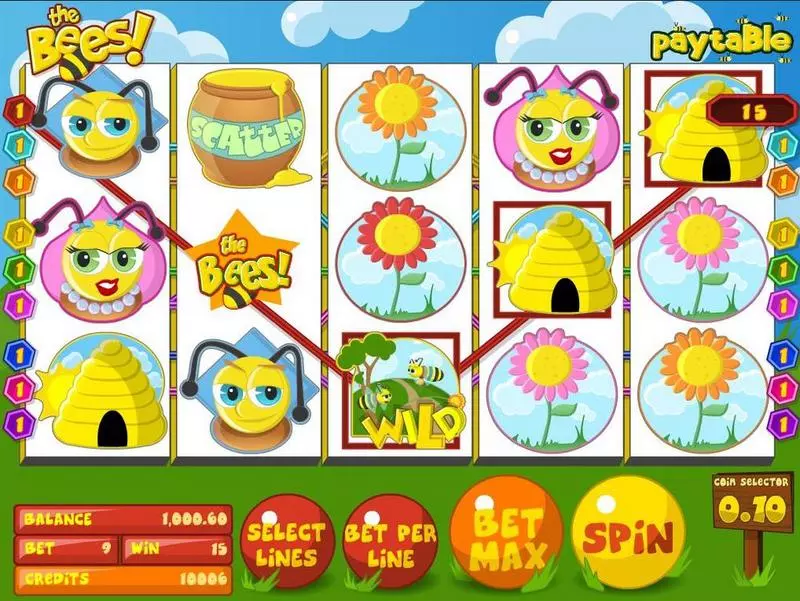 The Bees Slots BetSoft Swap Feature