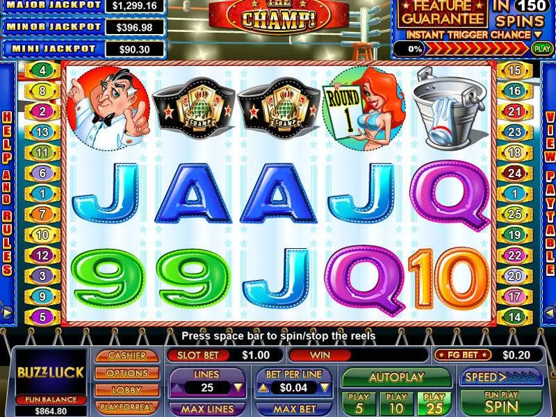 The Champ Slots NuWorks Free Spins