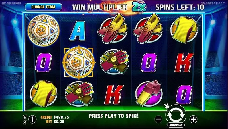 The Champions Slots Pragmatic Play Second Screen Game