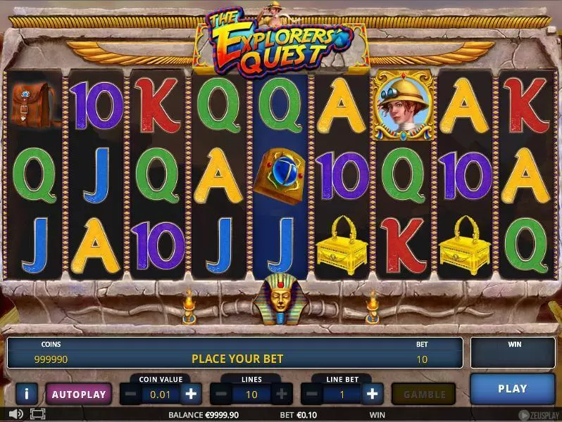 The Explorer's Quest Slots Zeus Play Free Spins