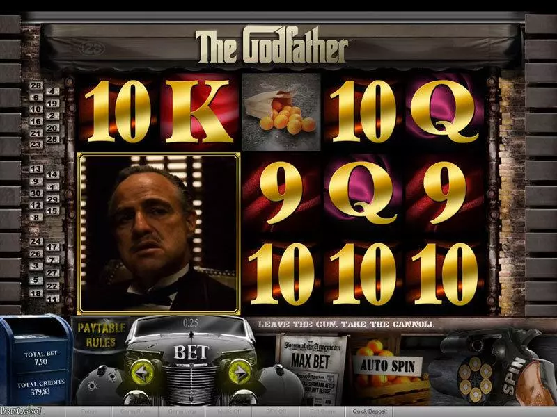 The Godfather Part I Slots bwin.party Free Spins