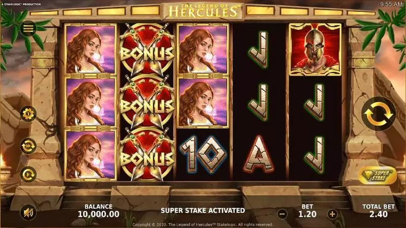 The Legend of Hercules Slots StakeLogic Free Spins