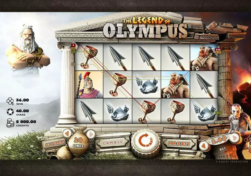 The Legend of Olympus Slots Microgaming Free Spins