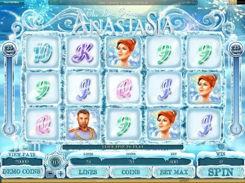 The Lost Princess Anastasia Slots Genesis Free Spins