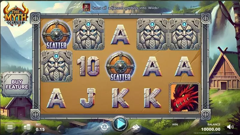 The Myth Deluxe Slots Mascot Gaming Buy FeatureFree SpinsMultipliers