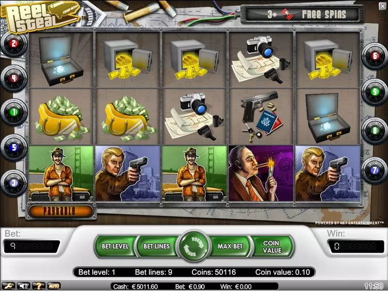The Reel Steal Slots NetEnt Free Spins