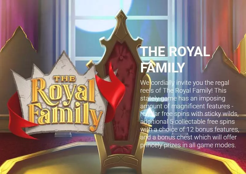The Royal Family Slots Yggdrasil Free Spins