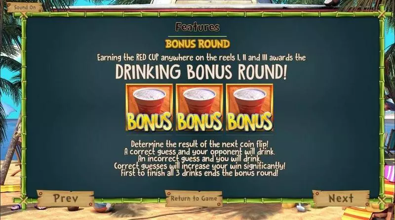 The Tipsy Tourist Slots BetSoft Second Screen Game