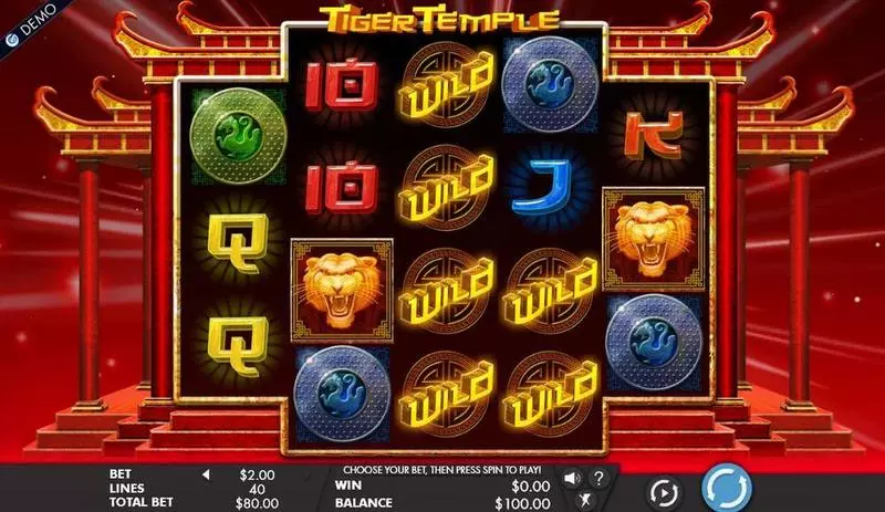 Tiger Temple Slots Genesis Free Spins