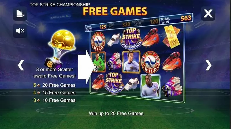Top Strike Championship Slots NextGen Gaming Second Screen Game