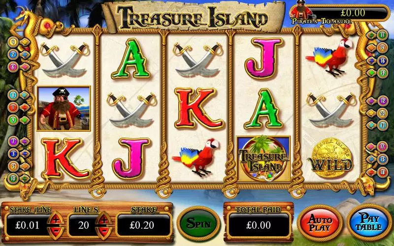 Treasure Island Slots Inspired Pick a Box