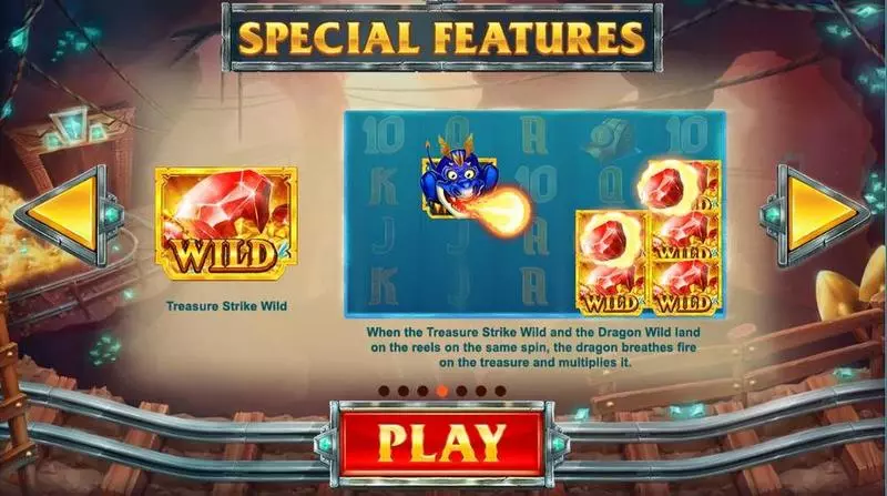 Treasure Mine Slots Red Tiger Gaming Second Screen Game