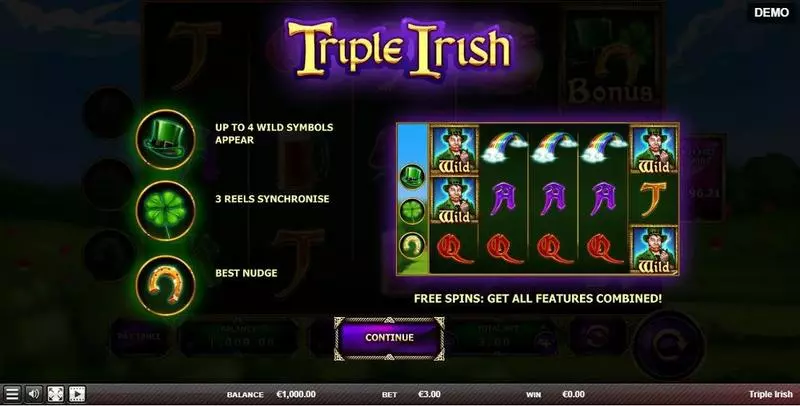 Triple Irish Slots Red Rake Gaming Free Spins