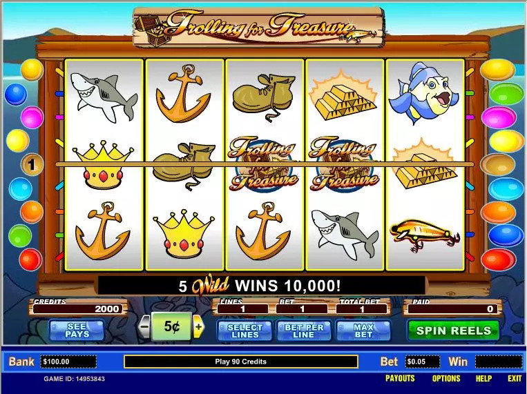 Trolling for Treasures Slots Parlay Second Screen Game