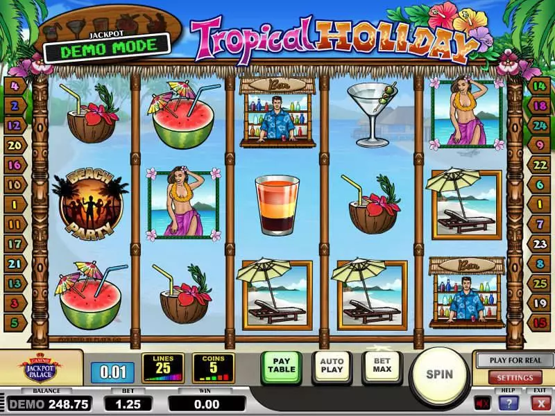 Tropical Holiday Slots Play'n GO Free Spins