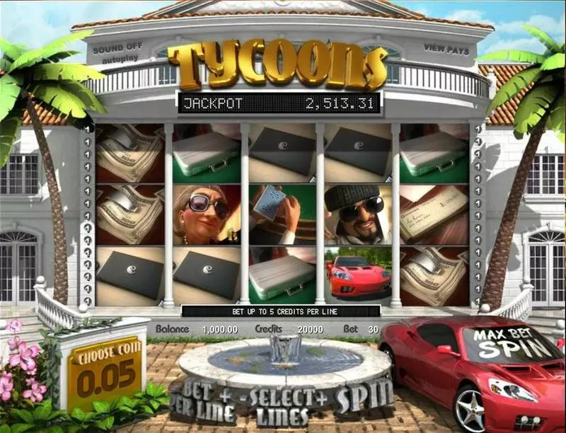 Tycoons Slots BetSoft Second Screen Game