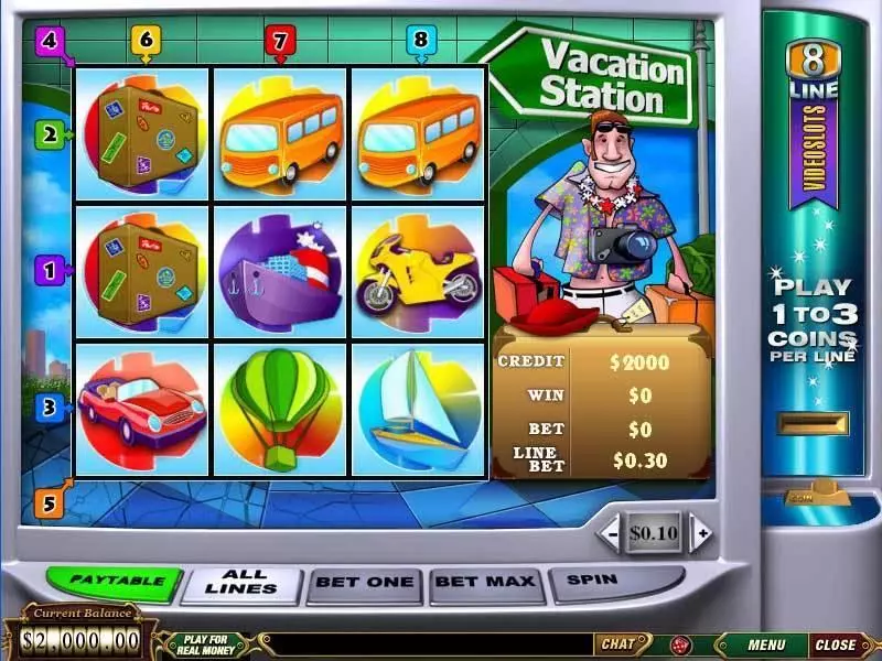 Vacation Station Slots PlayTech 