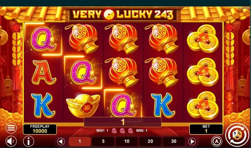 Very Lucky 243 Slots 1Spin4Win 