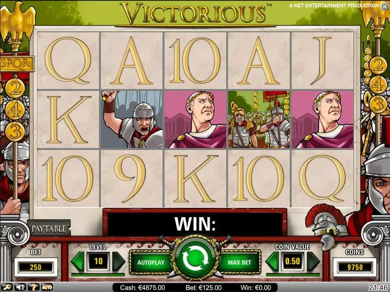 Victorious Slots NetEnt Free Spins