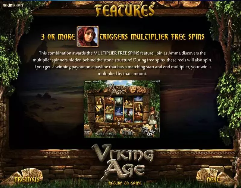 Viking Age Slots BetSoft Free Spins