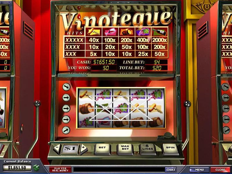 Vinoteque Slots PlayTech 