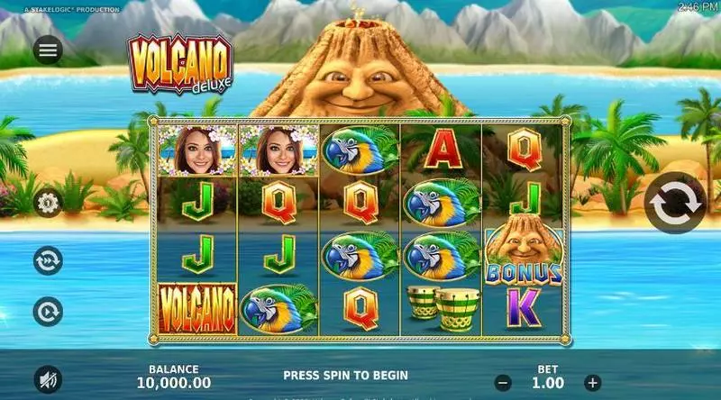 Volcano Deluxe Slots StakeLogic Free Spins