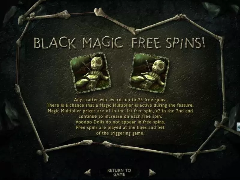 Voodoo Magic Slots RTG Free Spins