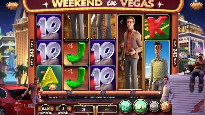 Weekend in Vegas Slots BetSoft Wheel of Fortune