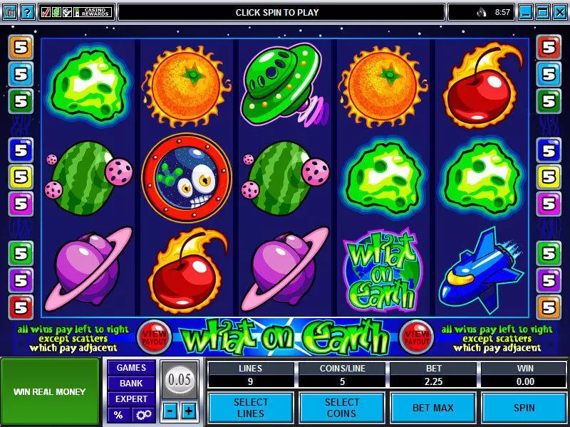 What on Earth Slots Microgaming Second Screen Game