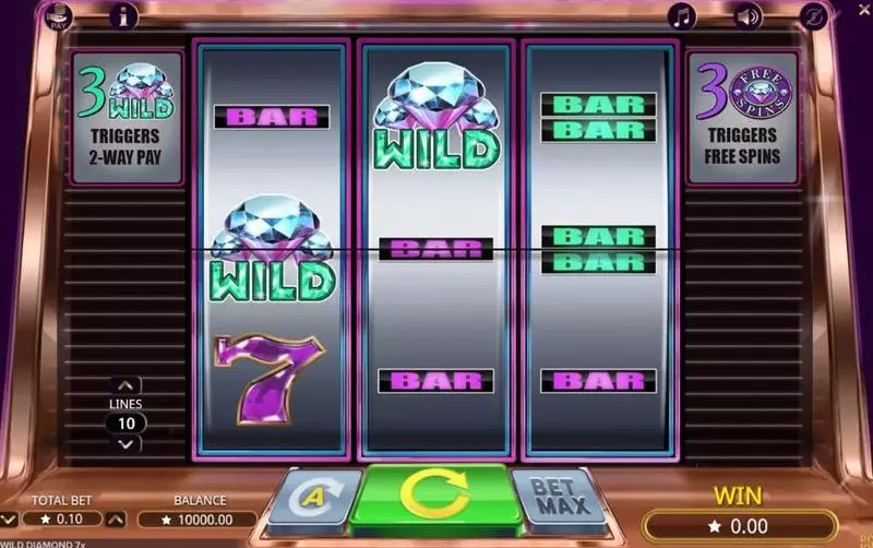 Wild Diamond 7x Slots Booming Games Free Spins