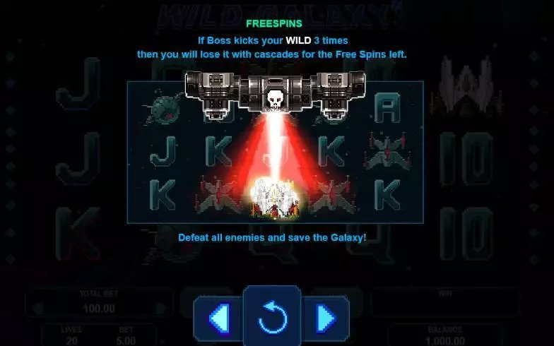 Wild Galaxy Slots Booongo Free Spins