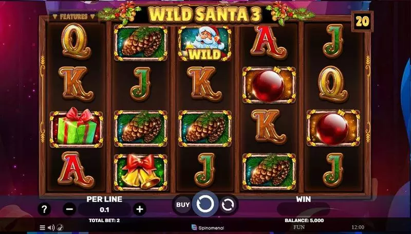 Wild Santa 3 Slots Spinomenal Re-Spin