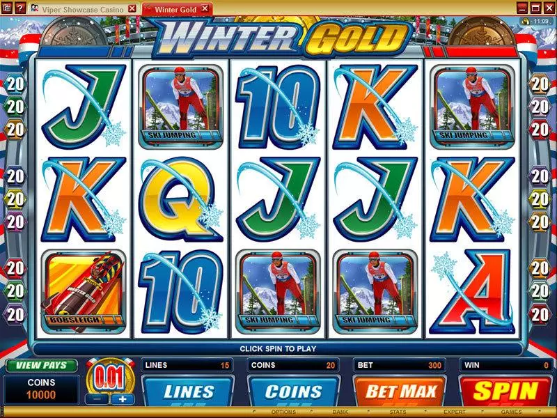 Winter Gold Slots Microgaming Free Spins