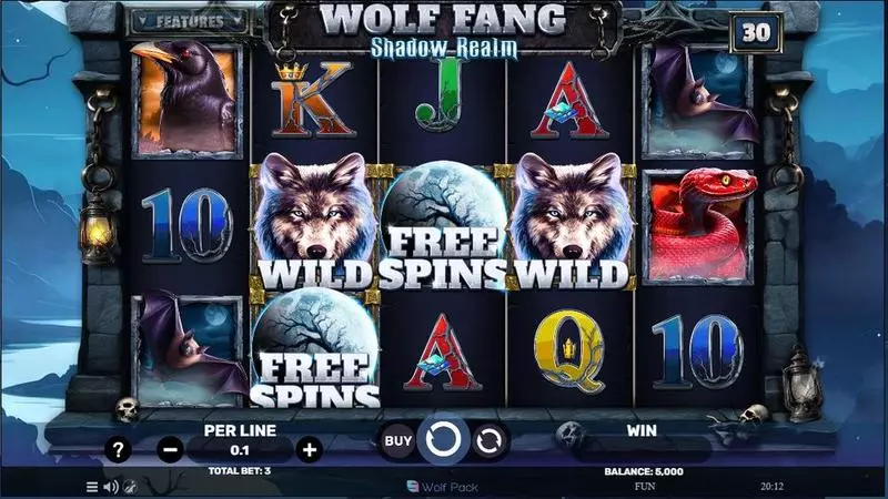 Wolf Fang – Shadow Realm Slots Spinomenal Free Spins