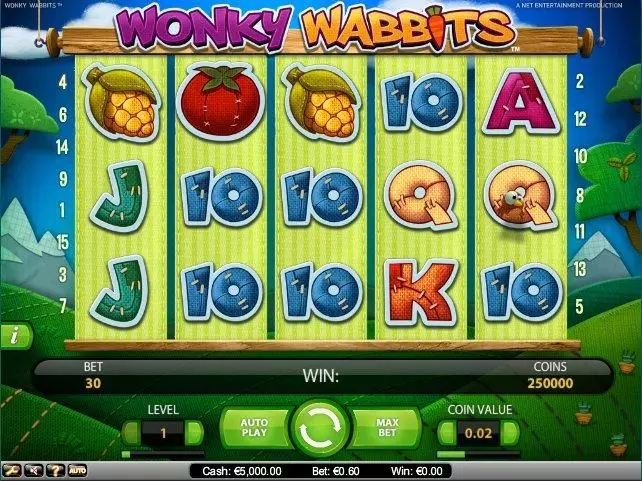 Wonky Wabbits Slots NetEnt 